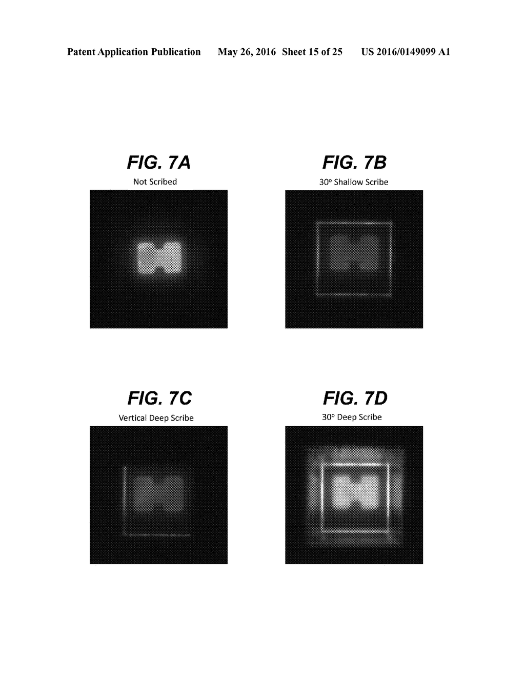 Light Emitting Device Substrate with Inclined Sidewalls - diagram, schematic, and image 16