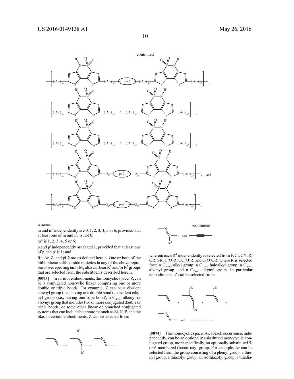 Bithiophene Sulfonamide-Based Molecular and Polymeric Semiconductors - diagram, schematic, and image 19