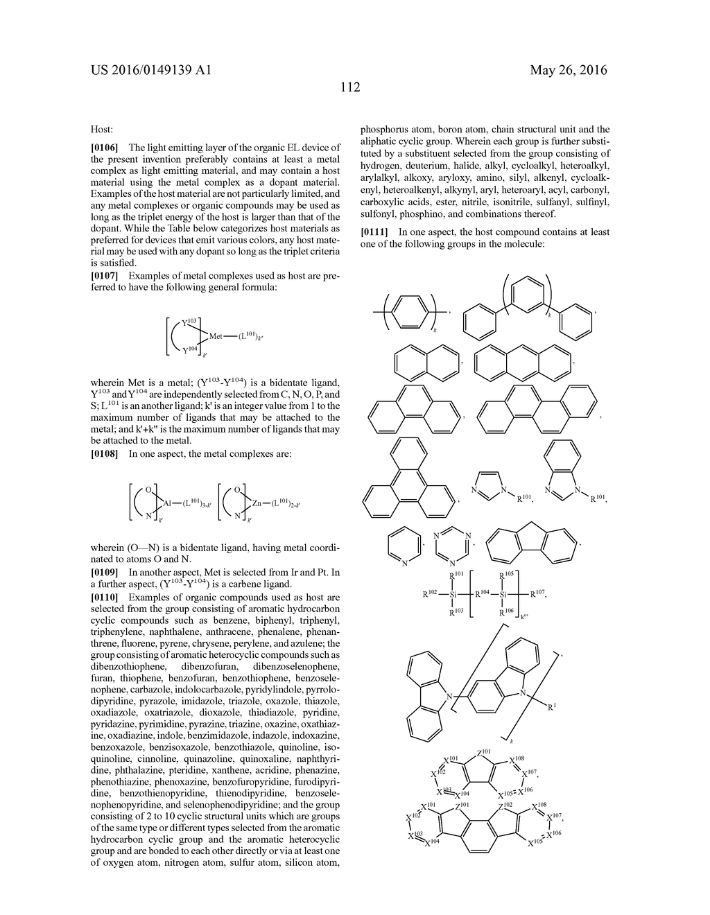 ORGANIC ELECTROLUMINESCENT MATERIALS AND DEVICES - diagram, schematic, and image 115