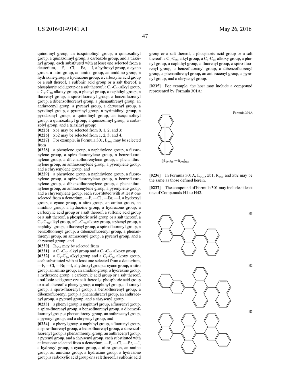 AMINE-BASED COMPOUNDS AND ORGANIC LIGHT-EMITTING DEVICES COMPRISING THE     SAME - diagram, schematic, and image 52