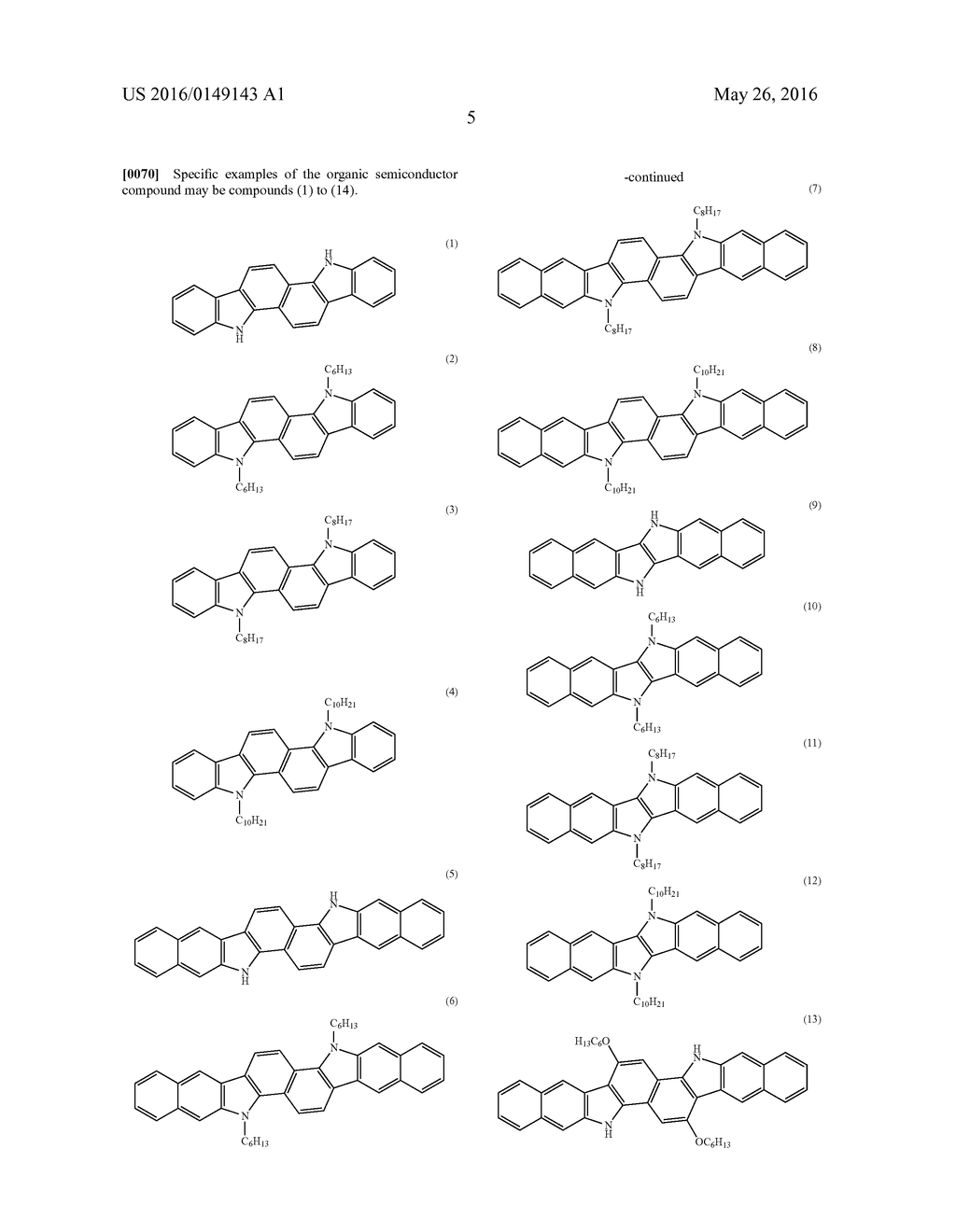 ORGANIC SEMICONDUCTOR COMPOUND, ORGANIC THIN FILM INCLUDING SAME, AND     ELECTRONIC DEVICE INCLUDING THE ORGANIC THIN FILM - diagram, schematic, and image 09