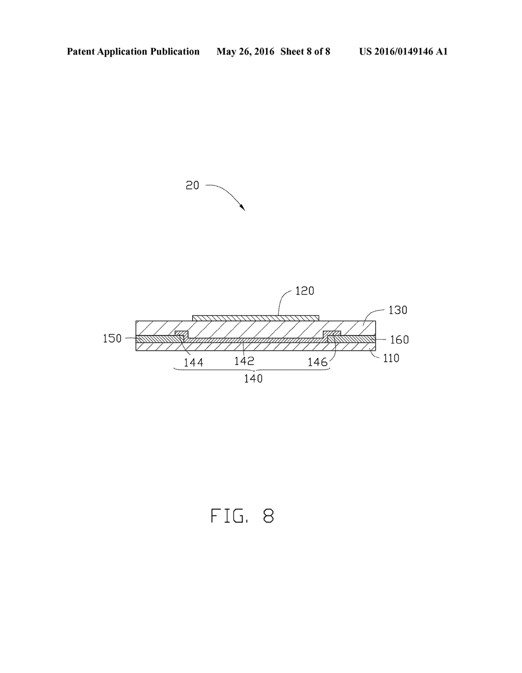 METHOD FOR MAKING THIN FILM TRANSISTOR - diagram, schematic, and image 09