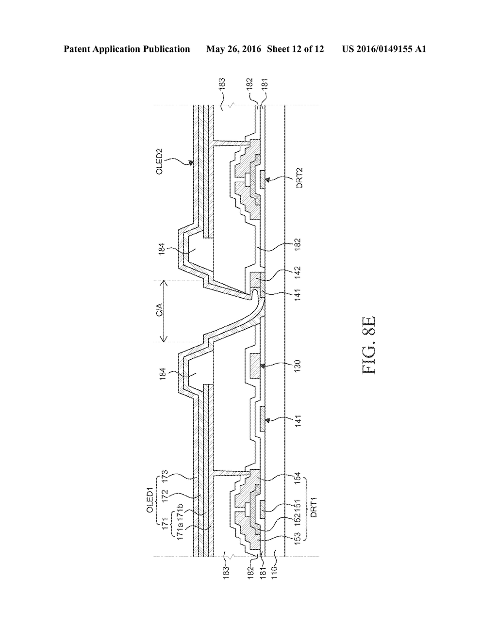 ORGANIC LIGHT-EMITTING DISPLAY DEVICE AND METHOD OF MANUFACTURING THE SAME - diagram, schematic, and image 13