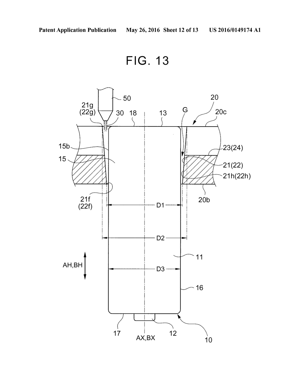 BATTERY ASSEMBLY AND HOLDER - diagram, schematic, and image 13