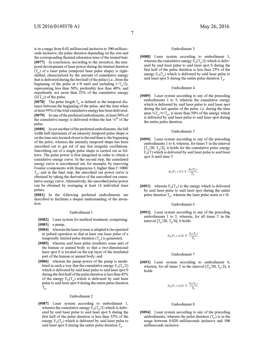 LASER SYSTEM AND METHOD FOR CONTROLLING THE LASER PULSE SHAPE - diagram, schematic, and image 15