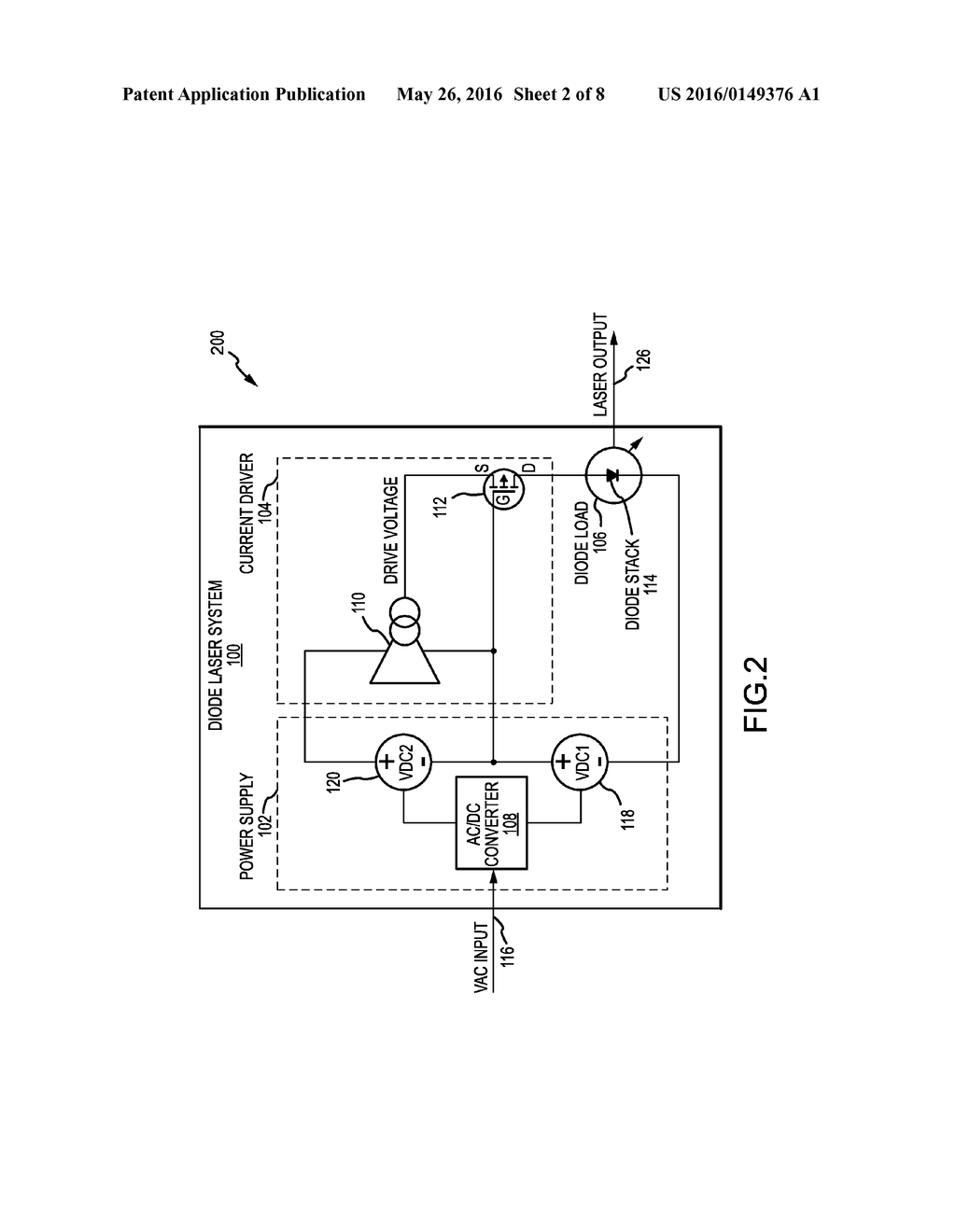 CURRENT DRIVER FOR DIODE LASER SYSTEM - diagram, schematic, and image 03