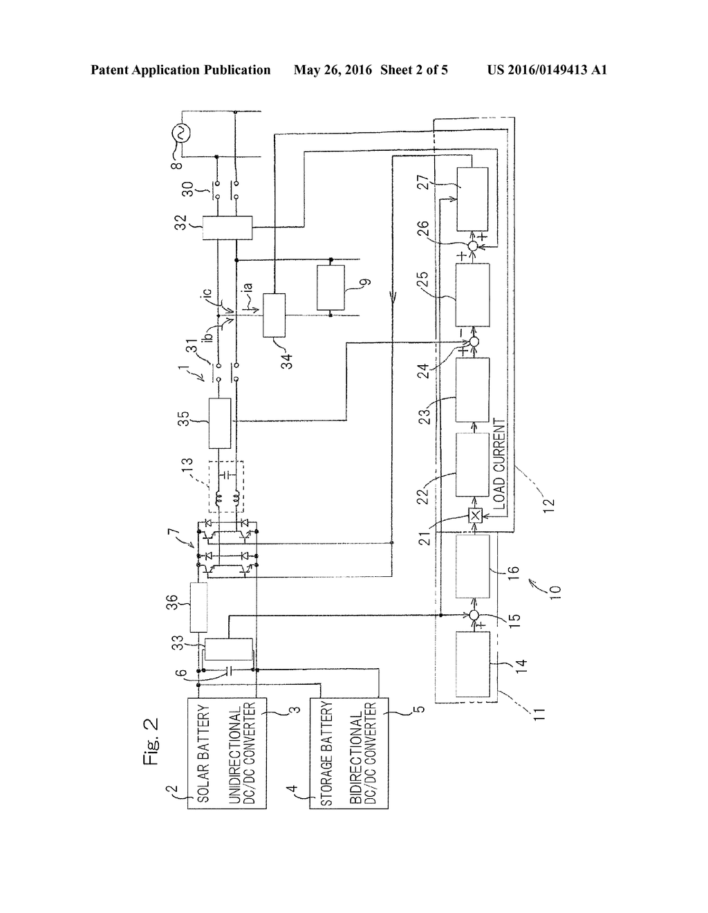 DISTRIBUTED POWER SOURCE SYSTEM WITH STORAGE BATTERY - diagram, schematic, and image 03