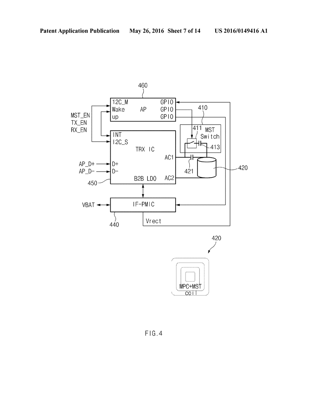 SIGNAL RECEIVING AND TRANSMITTING CIRCUIT AND ELECTRONIC DEVICE INCLUDING     THE SAME - diagram, schematic, and image 08