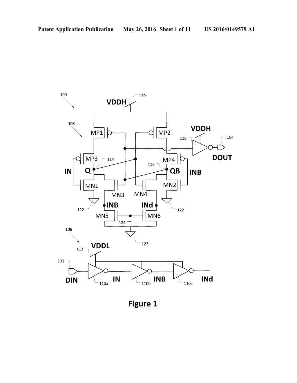 VOLTAGE LEVEL SHIFTER CIRCUIT - diagram, schematic, and image 02