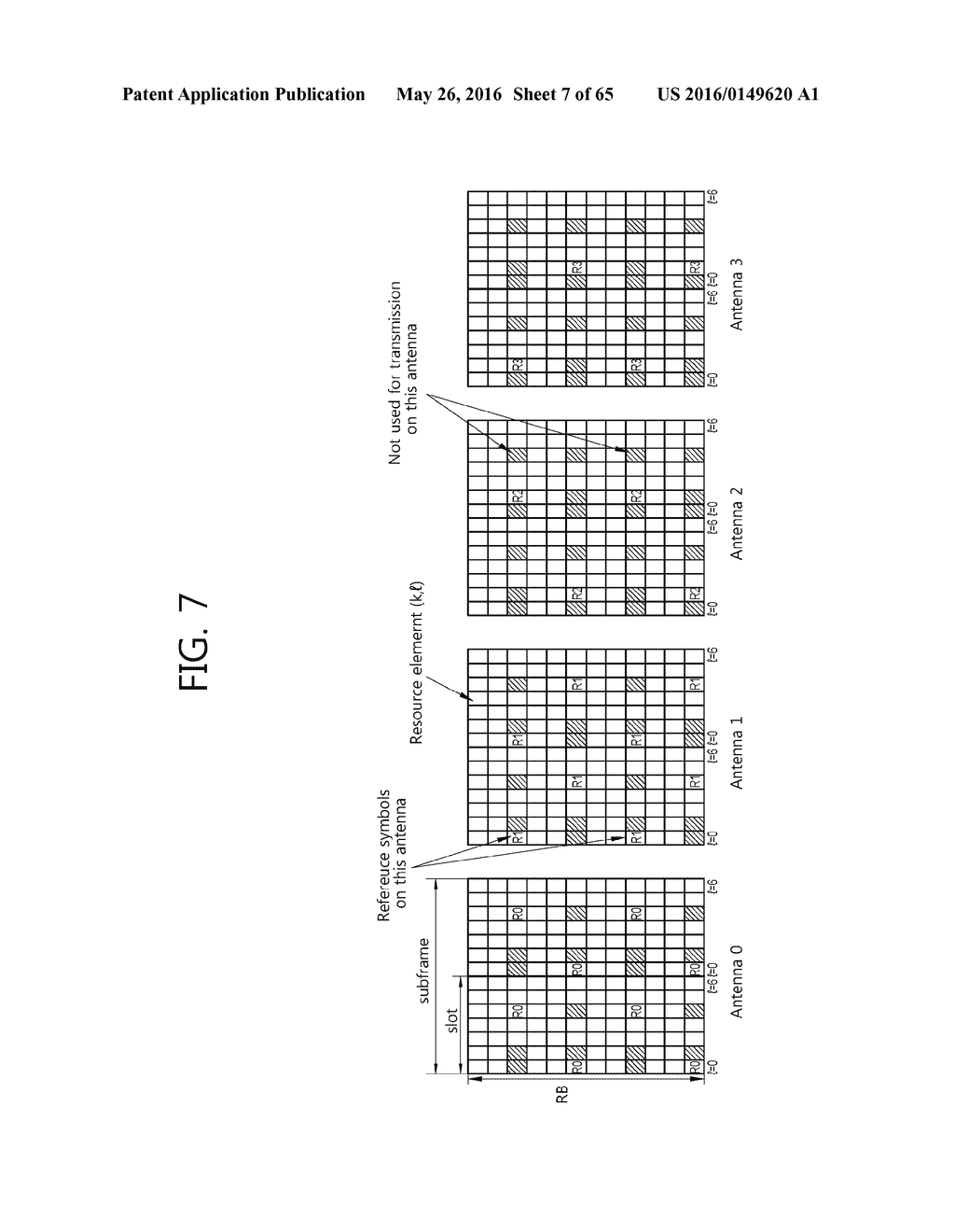 METHOD AND APPARATUS FOR TRANSMITTING REFERENCE SIGNAL IN MULTI-ANTENNA     SYSTEM - diagram, schematic, and image 08