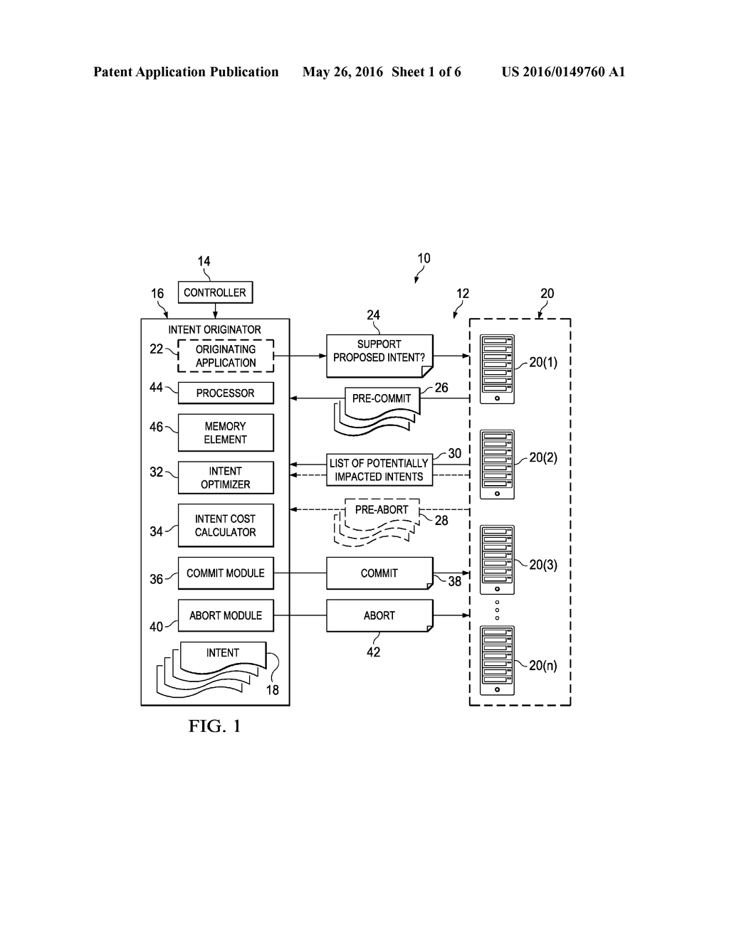 MULTI-STAGE CONVERGENCE AND INTENT REVOCATION IN A NETWORK ENVIRONMENT - diagram, schematic, and image 02