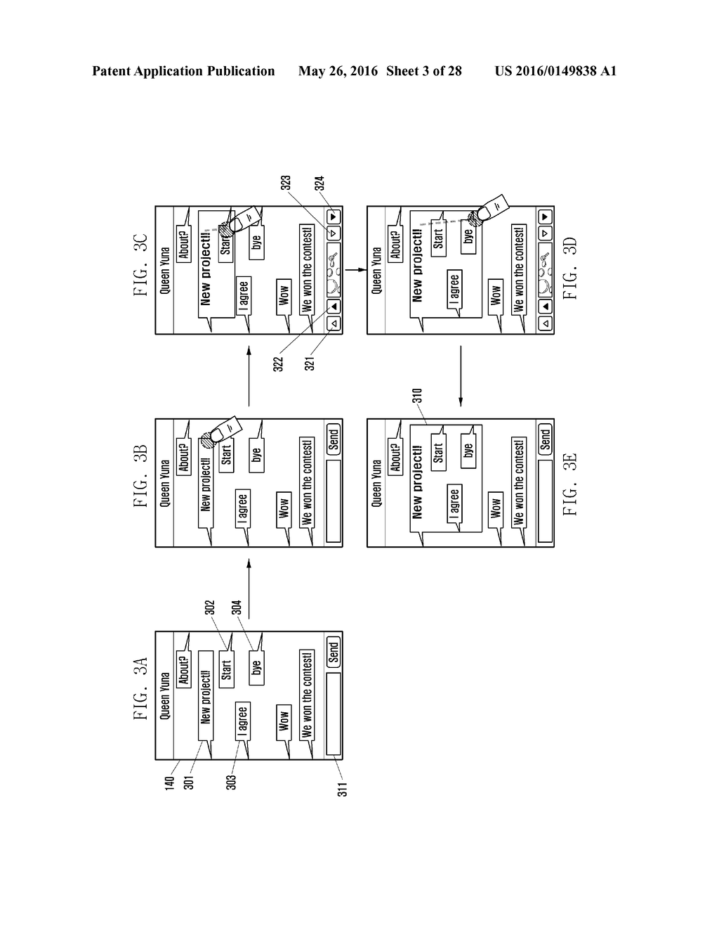 METHOD OF PROVIDING MESSAGE AND USER DEVICE SUPPORTING THE SAME - diagram, schematic, and image 04