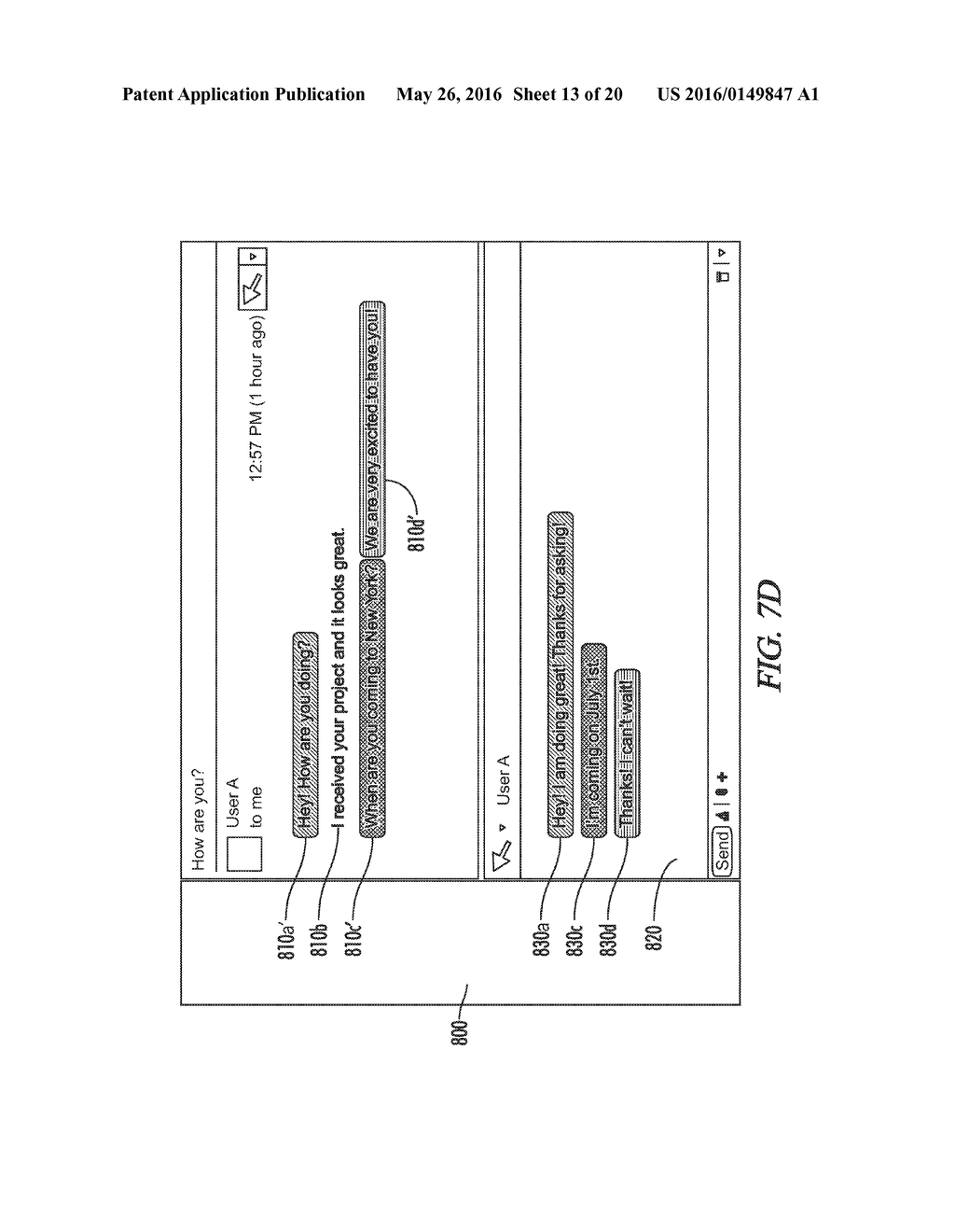 METHOD AND SYSTEM FOR CORRELATING CONVERSATIONS IN MESSAGING ENVIRONMENT - diagram, schematic, and image 14