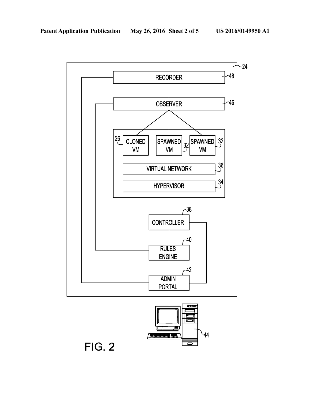 DYNAMIC SECURITY SANDBOXING BASED ON INTRUDER INTENT - diagram, schematic, and image 03