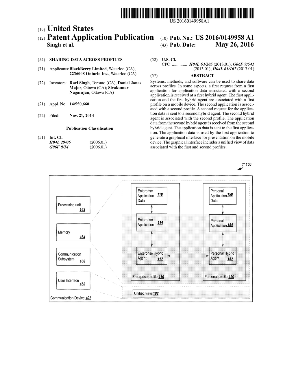 SHARING DATA ACROSS PROFILES - diagram, schematic, and image 01