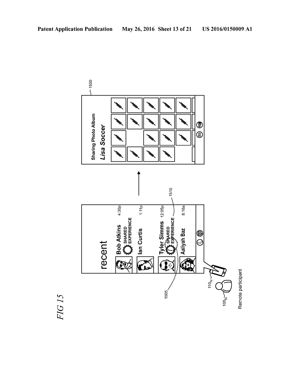 ACTIONABLE SOUVENIR FROM REAL-TIME SHARING - diagram, schematic, and image 14