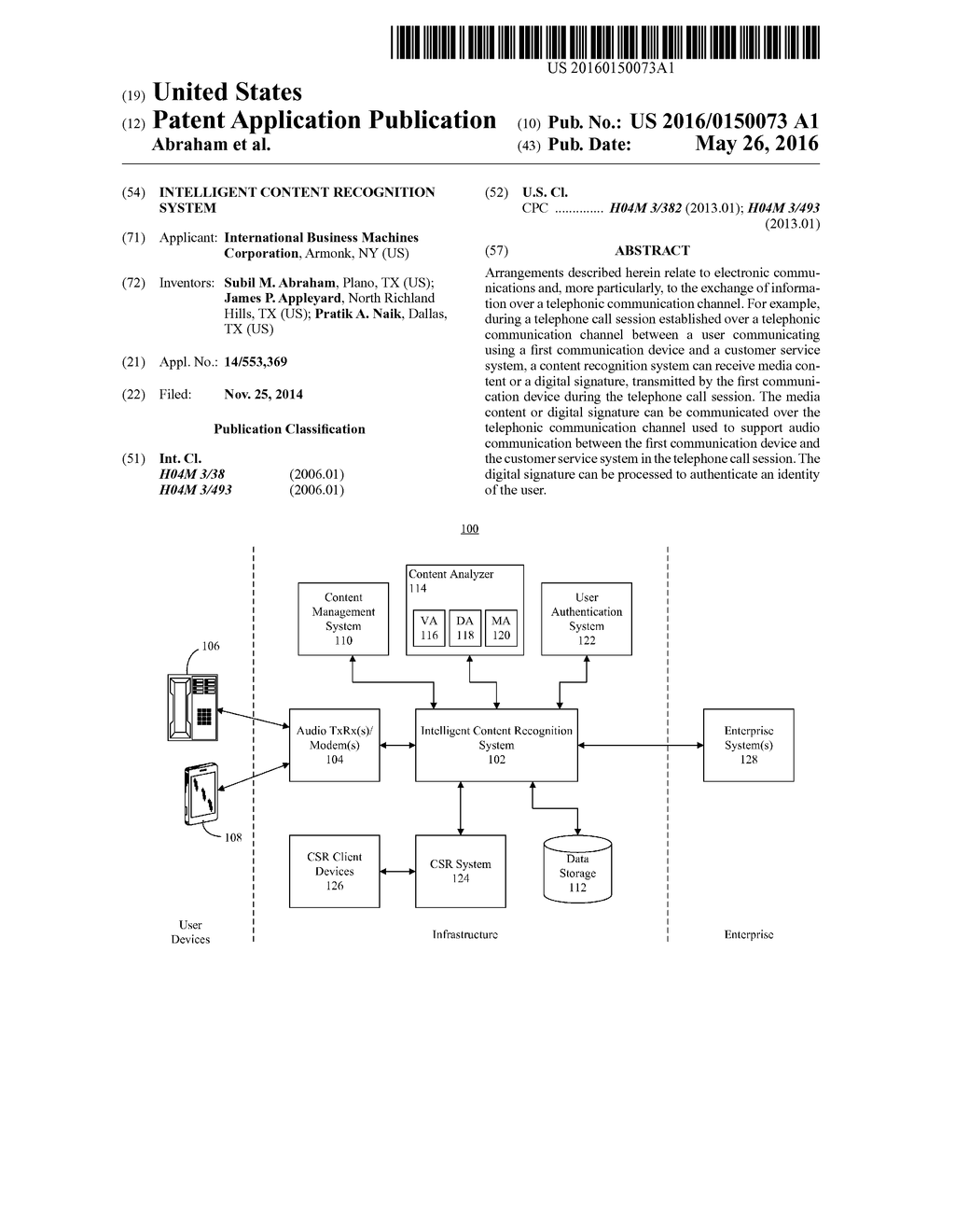 INTELLIGENT CONTENT RECOGNITION SYSTEM - diagram, schematic, and image 01