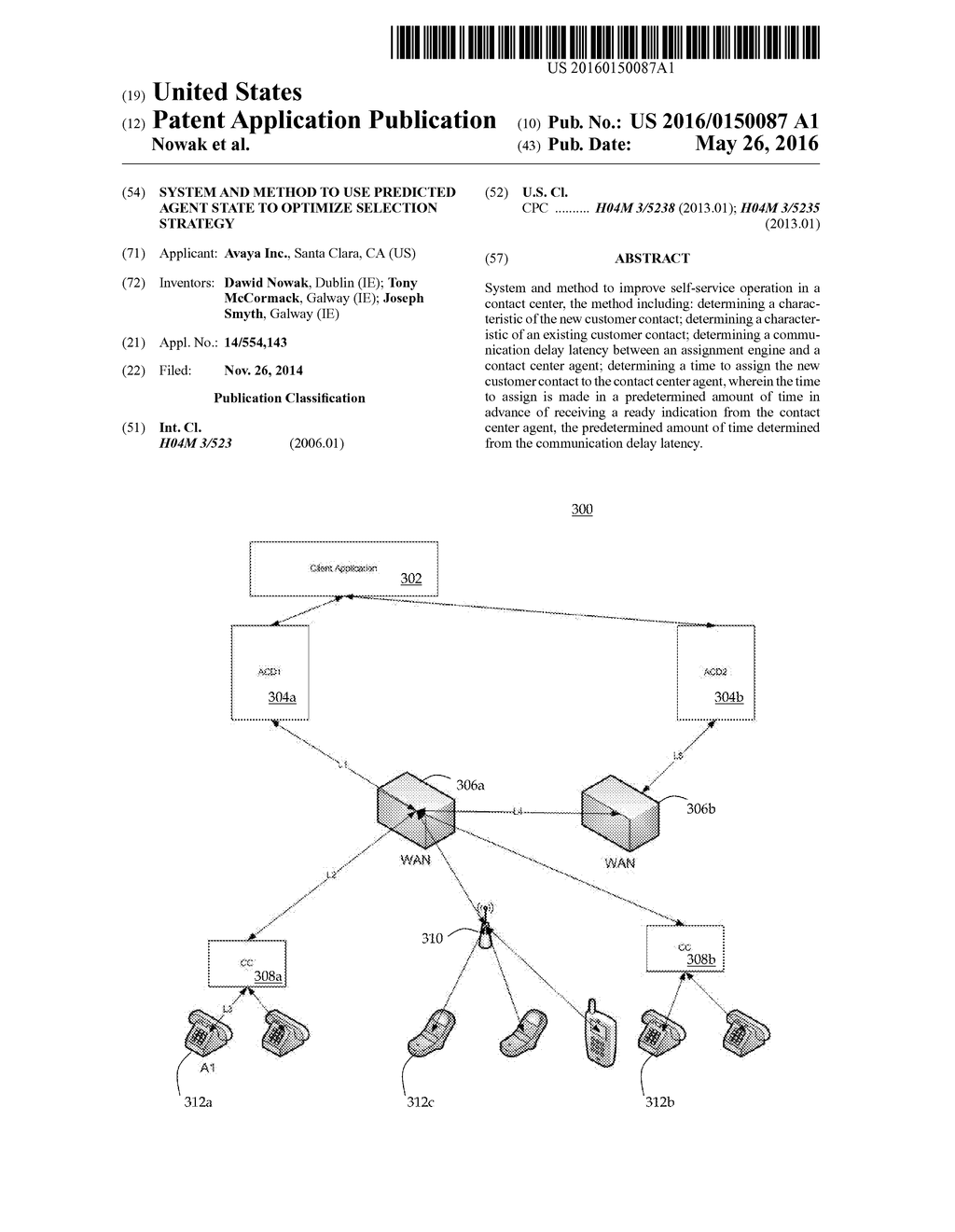 SYSTEM AND METHOD TO USE PREDICTED AGENT STATE TO OPTIMIZE SELECTION     STRATEGY - diagram, schematic, and image 01