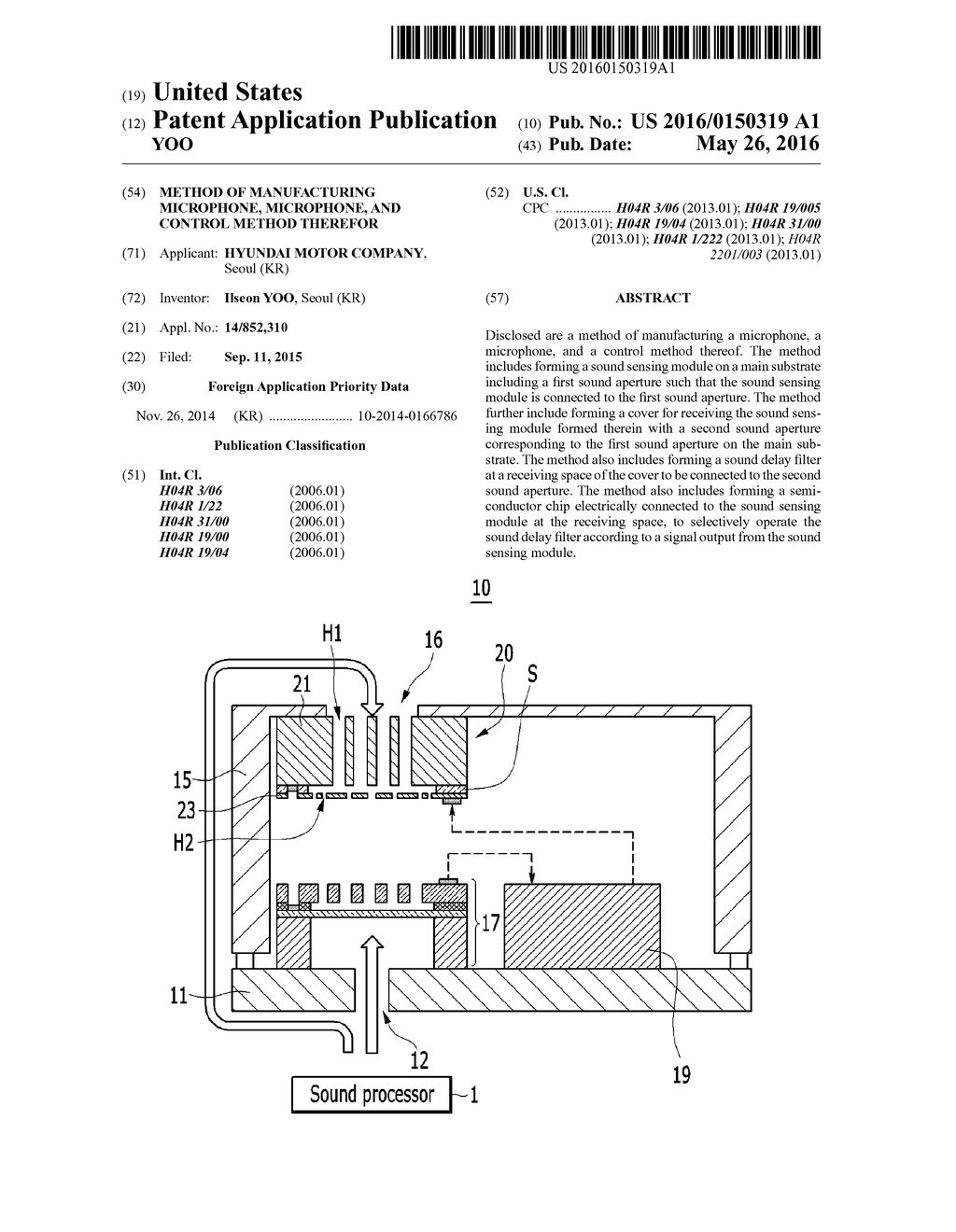 METHOD OF MANUFACTURING MICROPHONE, MICROPHONE, AND CONTROL METHOD     THEREFOR - diagram, schematic, and image 01