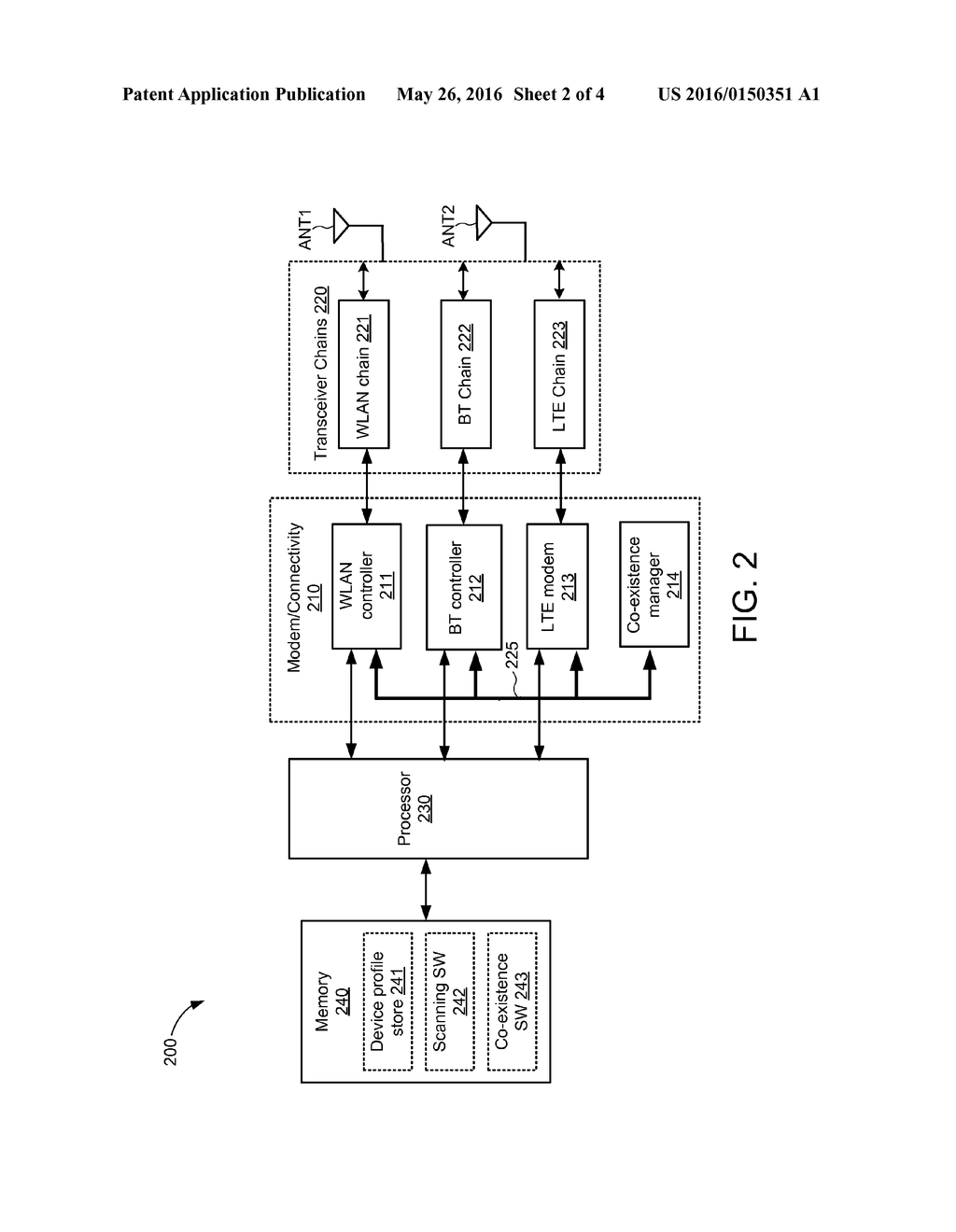 REDUCING INTERFERENCE BETWEEN WI-FI AND BLUETOOTH SIGNALS DURING VOICE     CALLS - diagram, schematic, and image 03