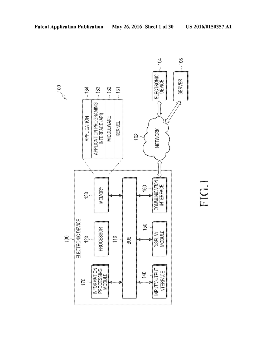 ELECTRONIC DEVICE AND METHOD FOR TRANSMITTING INFORMATION - diagram, schematic, and image 02