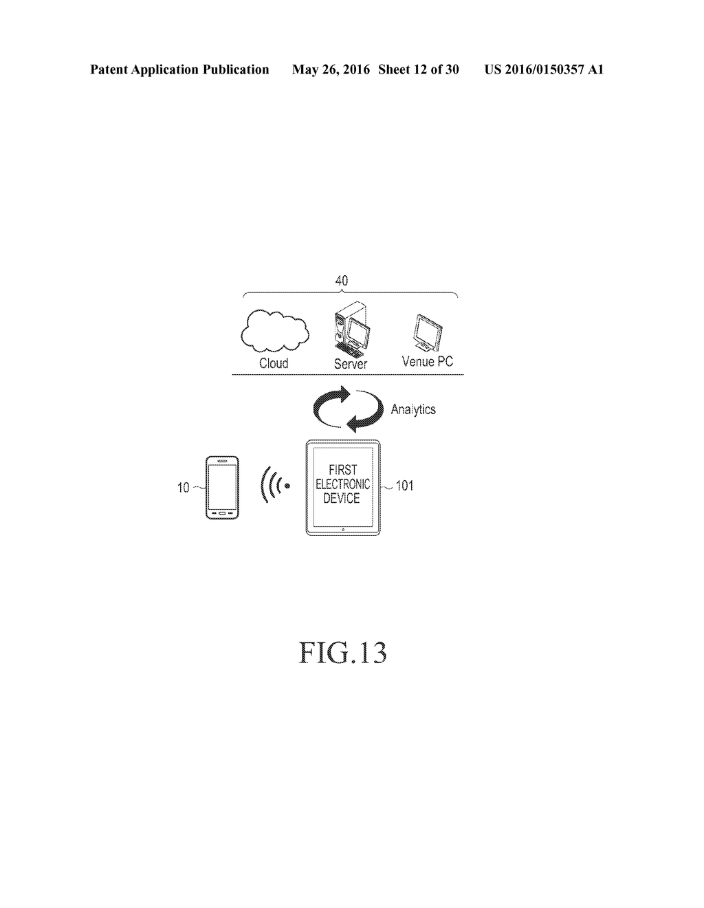 ELECTRONIC DEVICE AND METHOD FOR TRANSMITTING INFORMATION - diagram, schematic, and image 13