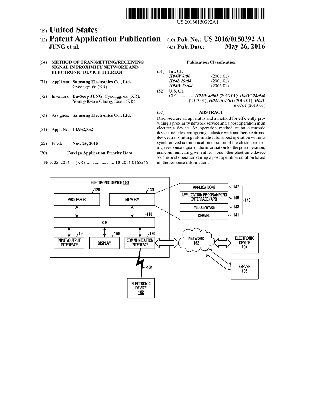 METHOD OF TRANSMITTING/RECEIVING SIGNAL IN PROXIMITY NETWORK AND     ELECTRONIC DEVICE THEREOF - diagram, schematic, and image 01