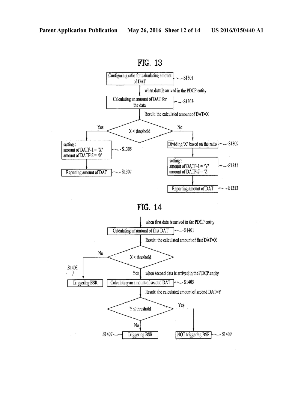 METHOD FOR TRIGGERING A BURFFER STATUS REPORTING AND A DEVICE THEREFOR - diagram, schematic, and image 13