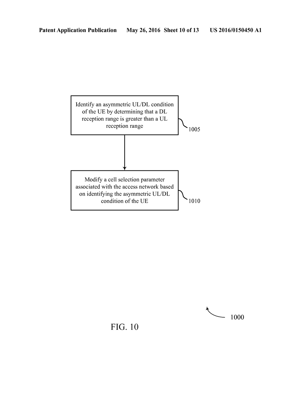 CELL SELECTION FOR DEVICES WITH ASYMMETRY BETWEEN UPLINK AND DOWNLINK     COMMUNICATIONS - diagram, schematic, and image 11