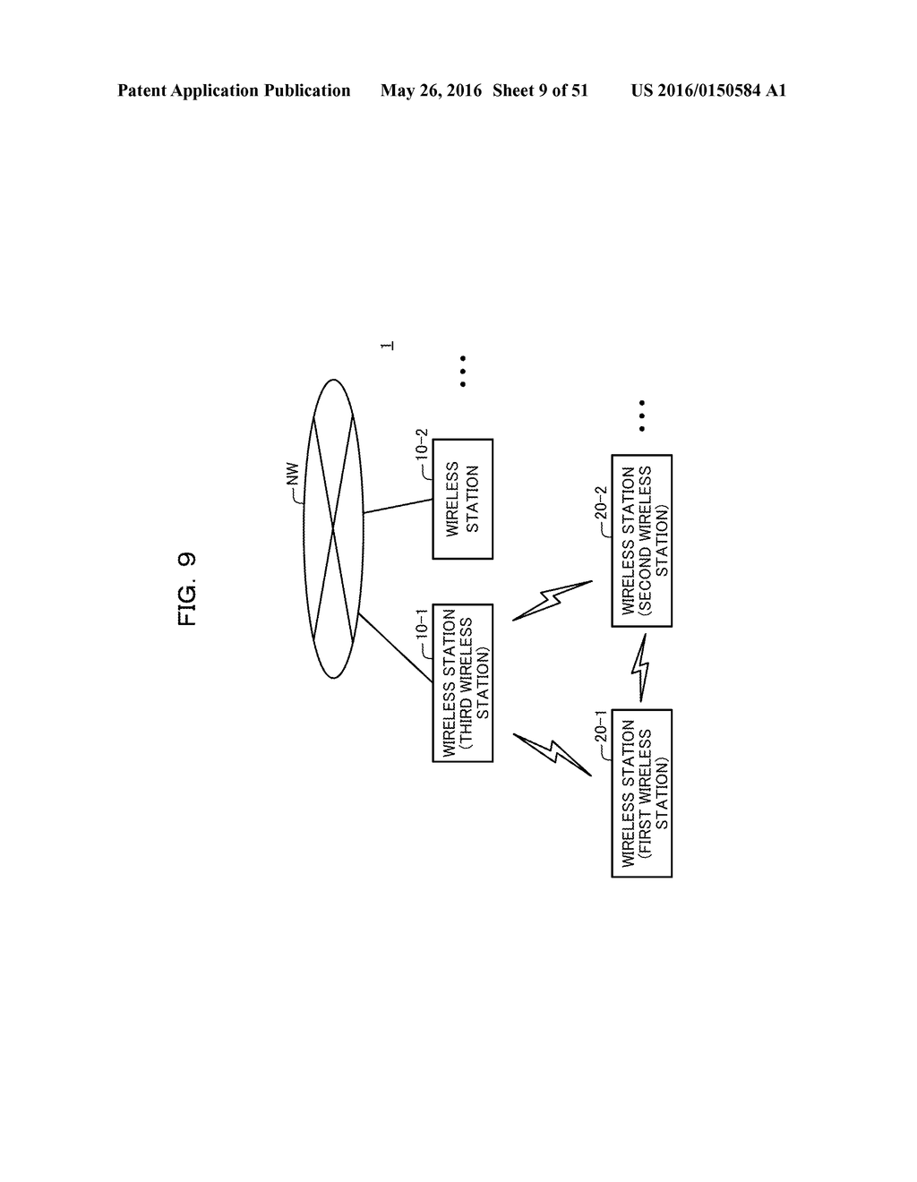 WIRELESS COMMUNICATION SYSTEM, METHOD FOR WIRELESS COMMUNICATION, AND     WIRELESS STATION - diagram, schematic, and image 10