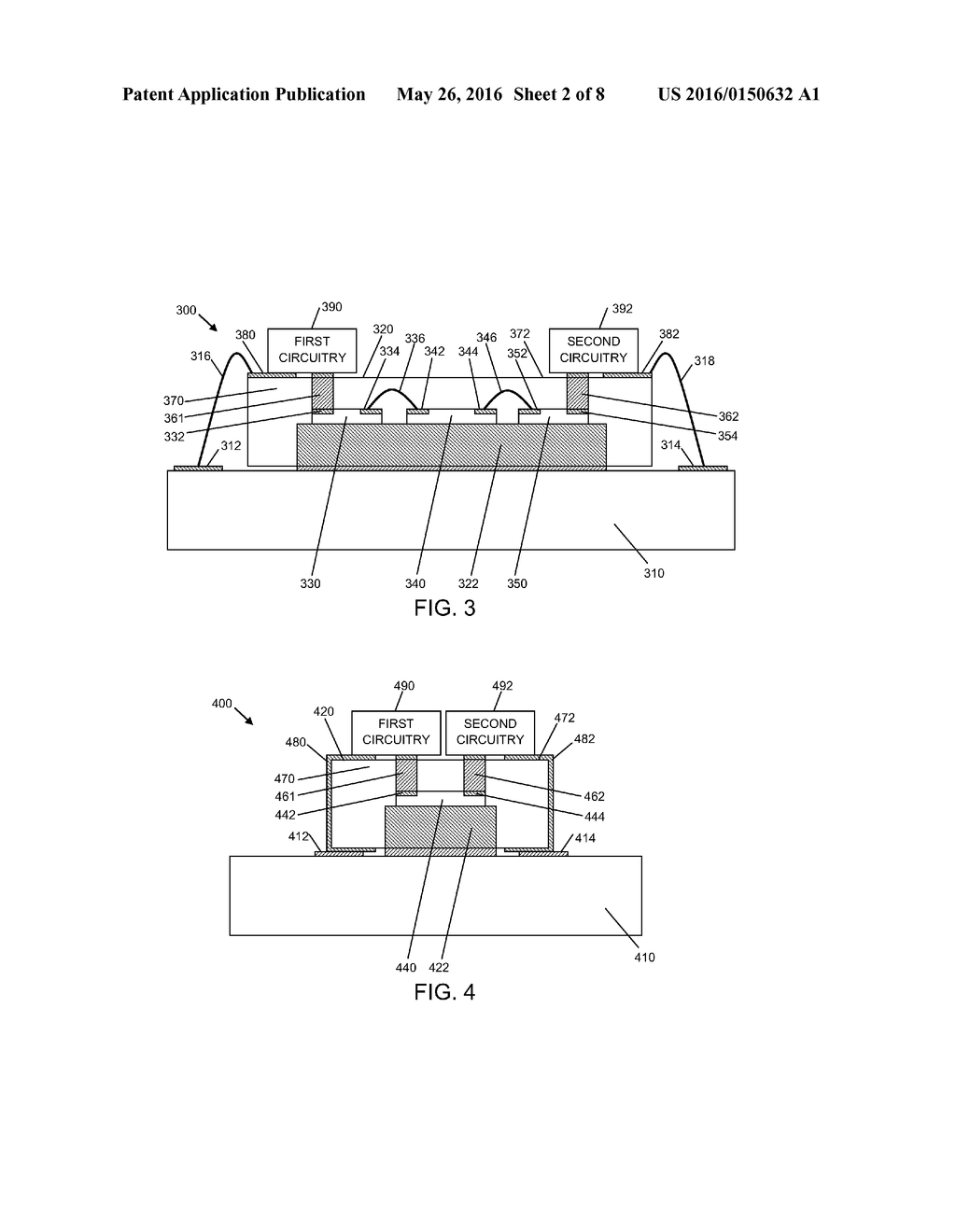 PACKAGED ELECTRONIC DEVICES WITH TOP TERMINATIONS, AND METHODS OF     MANUFACTURE THEREOF - diagram, schematic, and image 03