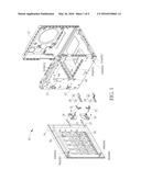 DETACHABLE ROTATING MECHANISM WITH POSITIONING FUNCTION AND ELECTRONIC     DEVICE HAVING A ROTATABLE DOOR WITH THE POSITIONING FUNCTION diagram and image