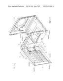 DETACHABLE ROTATING MECHANISM WITH POSITIONING FUNCTION AND ELECTRONIC     DEVICE HAVING A ROTATABLE DOOR WITH THE POSITIONING FUNCTION diagram and image