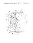 Suction-type cleaner with dedusting control for the filter or filters diagram and image