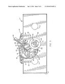 WEIGHT PLATE WITH CENTER POST LOCKING CARTRIDGE AND LOCKING FORK diagram and image