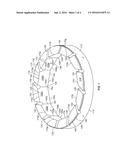 RETAINING RING HAVING INNER SURFACES WITH FACETS diagram and image