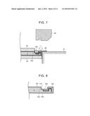 WORKING METHOD FOR END PORTION OF PLATE MEMBER, MANUFACTURING METHOD FOR     PLATE MEMBER, WORKING APPARATUS FOR END PORTION OF PLATE MEMBER, AND     PLATE MEMBER diagram and image