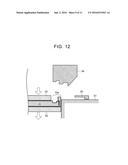 WORKING METHOD FOR END PORTION OF PLATE MEMBER, MANUFACTURING METHOD FOR     PLATE MEMBER, WORKING APPARATUS FOR END PORTION OF PLATE MEMBER, AND     PLATE MEMBER diagram and image