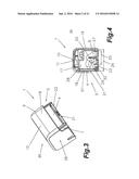 STAMP AND ASSOCIATED STAMP PAD diagram and image