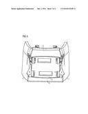 RAIL VEHICLE HAVING A CONCEALED UNDERCARRIAGE diagram and image