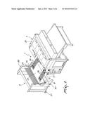 STRIP SUPPORT AND ALIGNMENT DEVICE, PARTICULARLY FOR STRIPS TO BE CUT IN A     CUTTING MACHINE diagram and image