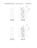 COMPOSITE MATERIAL COMPRISING A WARP-KNITTED TEXTILE PANEL HAVING FIRST     AND SECOND OPPOSING FACES, SAID FIRST FACE BEING COATED WITH A LAYER     CONSISTING OF AT LEAST ONE POLYMER MATERIAL, AND A METHOD FOR THE     PRODUCTION THEREOF diagram and image