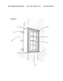 A CORNER BRACKET, A BRACKET SYSTEM, USE OF SUCH A CORNER BRACKET, A WINDOW     MOUNTING COLLAR AND A WINDOW MOUNTING SYSTEM diagram and image