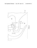 NON-LINEARLY DEFLECTING BRUSH SEAL LAND diagram and image