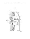 CLUTCH RELEASE BEARING DEVICE diagram and image