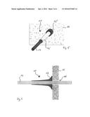 Insulation Material as well as Insulation Element for a Pipe in the     Vicinity of a Wall or Ceiling  Duct diagram and image