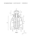 TRANSPORTATION AND/OR STORAGE DEVICE COMPRISING A DOUBLE-WALLED INSULATING     BULB diagram and image