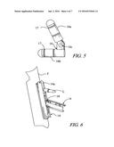 Mounting system and associated kit for installing decorative lights diagram and image