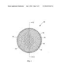 AGGLOMERATED RETROREFLECTIVE BEADS FOR PAVEMENT MARKING AND METHODS FOR     FABRICATION AND USE THEREOF diagram and image