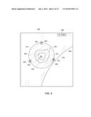 METHOD AND DEVICE FOR AUTOMATICALLY IDENTIFYING A POINT OF INTEREST ON A     VIEWED OBJECT diagram and image